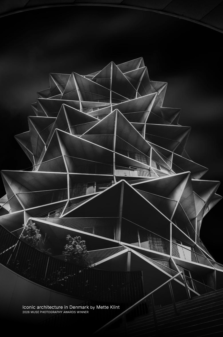 2026 MUSE Photographer Awards - Black & White Photography Winner (Amateur) - Iconic architecture in Denmark by Mette Klint