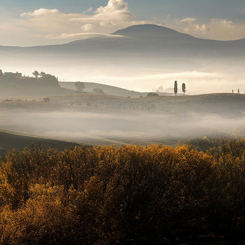 MUSE Photography Awards Gold Winner - Autumn Lights in Tuscany by ALBERTO FORNASARI