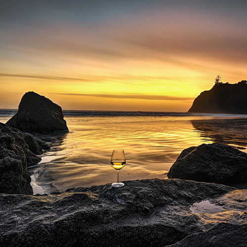 MUSE Photography Awards Silver Winner - White Wine Sunset by Nathan Myhrvold