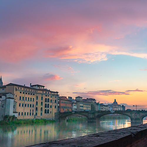 MUSE Photography Awards Silver Winner - Sunset, Arno River by Tim Truby