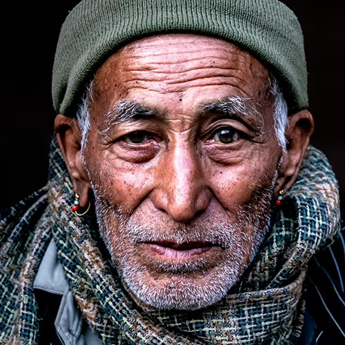 MUSE Photography Awards Gold Winner - Scarf Man by Annemarie Jung
