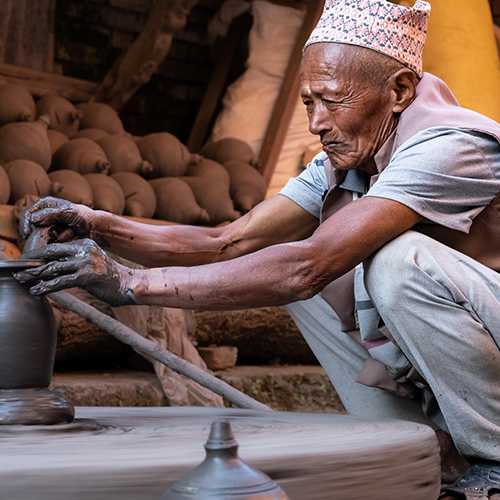MUSE Photography Awards Silver Winner - Pottery Man by Annemarie Jung