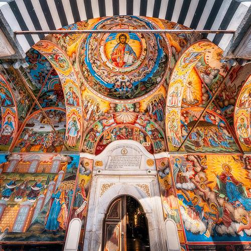 MUSE Photography Awards Gold Winner - Ceiling Paintings at Rila Monastery | Sofia, Bulgaria by Nico Trinkhaus