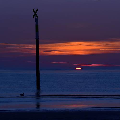 MUSE Photography Awards Silver Winner - Sunset Scenes on The North Sea by Oliver Lahrem