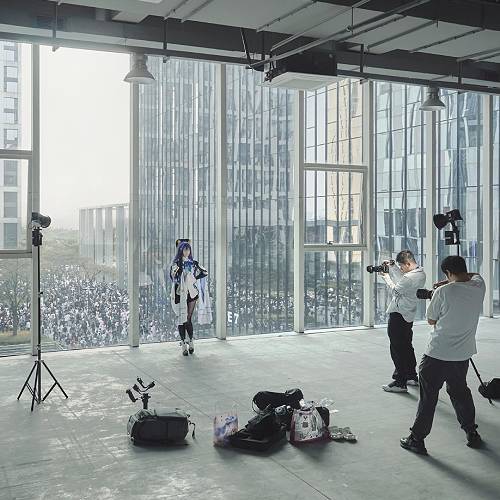 MUSE Photography Awards Silver Winner - urban theater -Chapter of Anime Expo by Zhaoyi Chen 