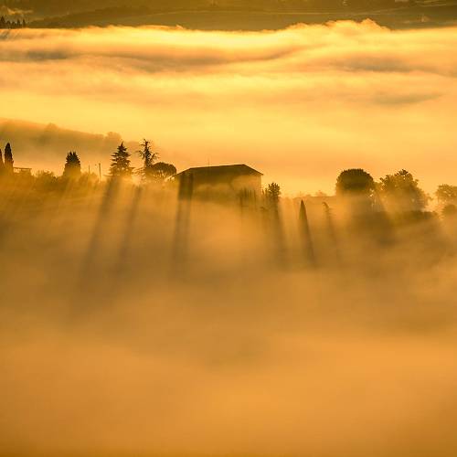 Sunrise in Tuscany