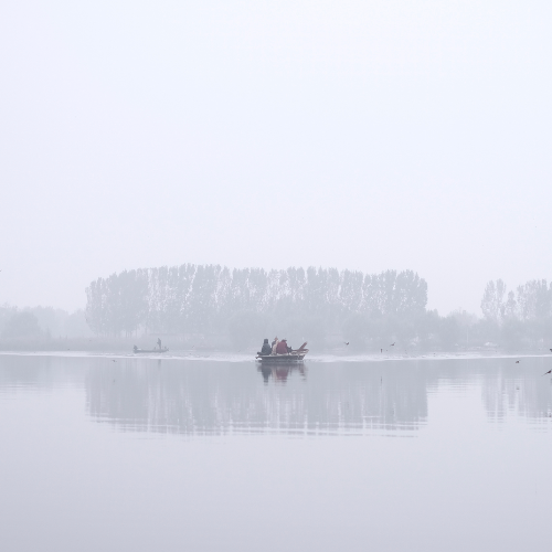 MUSE Photography Awards Silver Winner - Fishermen On The White Lake by Corey Tian