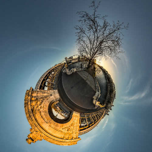 Tiny Planet-sur-Seine - Photography Winner