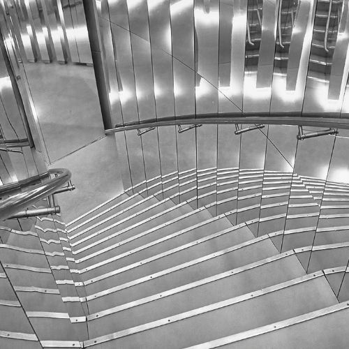 MUSE Photography Awards Silver Winner - Silver Stairs by Glenn Goldman