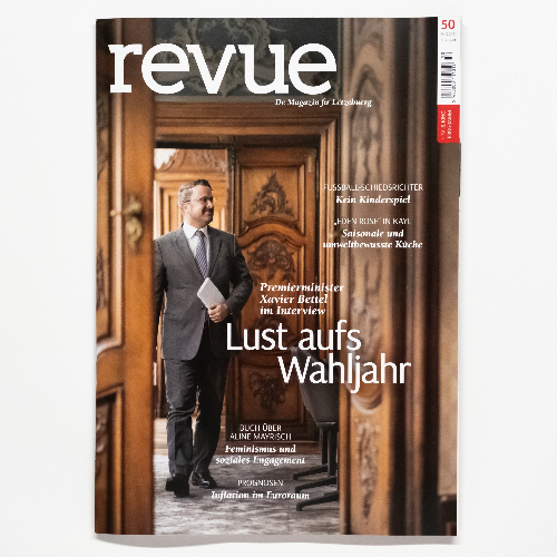 MUSE Photography Awards Silver Winner - Revue Cover #50: Prime Minister Xavier Bettel by Pancake! Photographie (Patricia & Jan Hanrion)