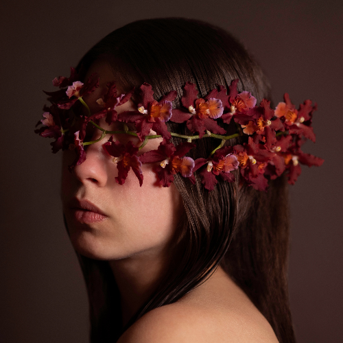MUSE Photography Awards Gold Winner - Girl with red orchid by Beáta Kovács