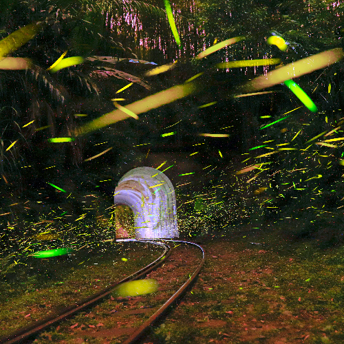 MUSE Photography Awards Gold Winner - Fluorescent railway by YU-HAN YEH