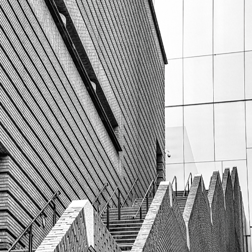 MUSE Photography Awards Silver Winner - Back Stairs at SFMOMA by Glenn Goldman