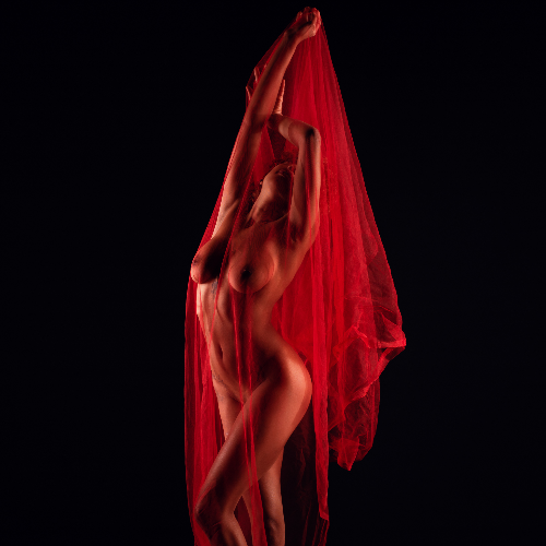 MUSE Photography Awards Gold Winner - Red Nude by Theresa Sujata Senti