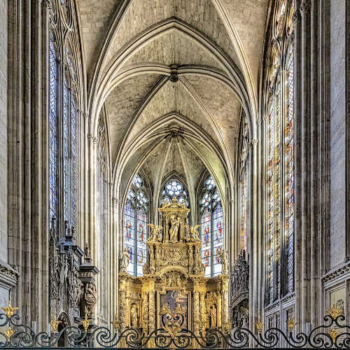 MUSE Photography Awards Gold Winner - Rouen Cathedral - Chapelle de la Vierge by Glenn Goldman