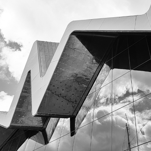MUSE Photography Awards Gold Winner - Zig Zag Roof by Glenn Goldman