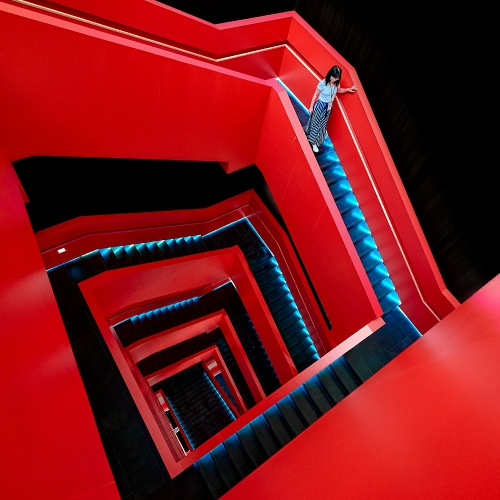 MUSE Photography Awards Silver Winner - spiral staircase by CHEN, JUNG-HUA