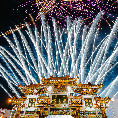 Fireworks Celebration at Sihu Zantian Temple - Photography Winner