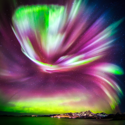 MUSE Photography Awards Platinum Winner - Fantasy Northern Lights by Shirley Wung