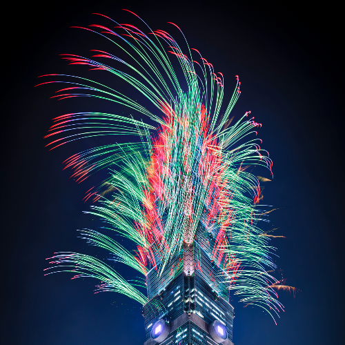 MUSE Photography Awards Platinum Winner - Building fireworks of Taipei 101 by Shirley Wung