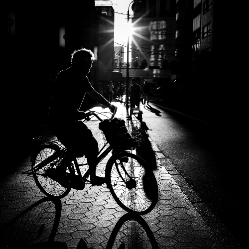 MUSE Photography Awards Silver Winner - Cyclist by Kenichiro Tsukada
