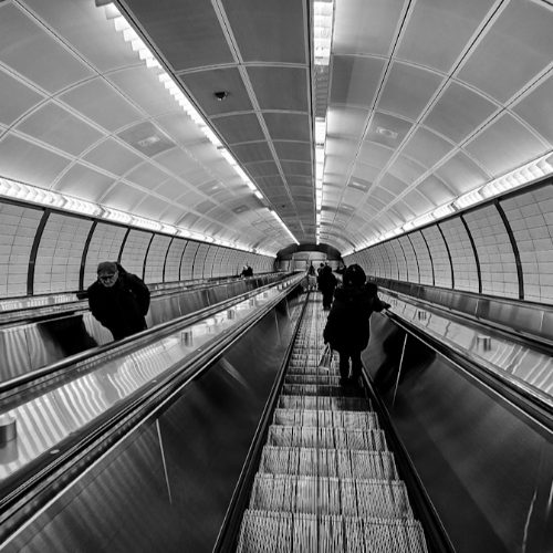 MUSE Photography Awards Silver Winner - Arrivals and Departures: The Geometry of Transit by Bodhisatta Maiti