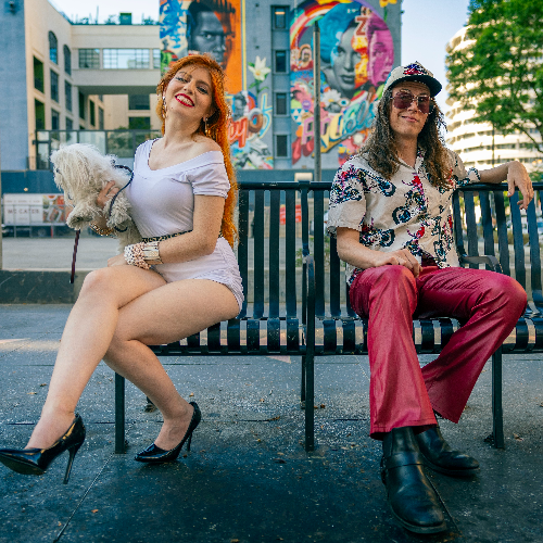 Hollywood and Vine bus bench encounters