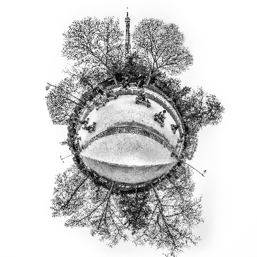 Paris Atmos-Sphere B&W