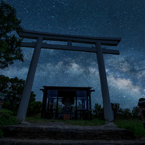 Award-winning photograph Milky Way on the Shrine by Shang Yao Yuan, 2026 MUSE Photography Awards Gold Winner