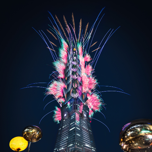 Award-winning photograph The art of fireworks by Shirley Wung, 2026 MUSE Photography Awards Gold Winner