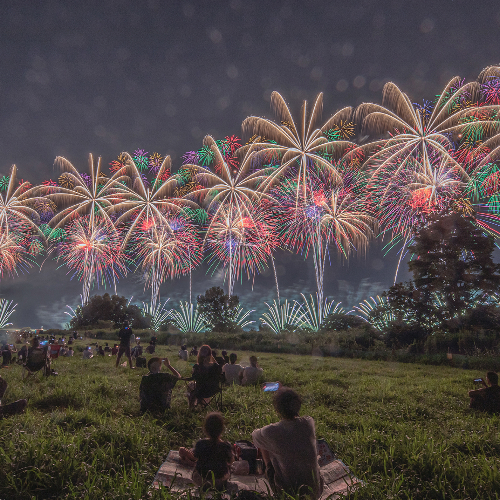 Award-winning photograph Nagaoka Fireworks Phoenix by Setsuna Kurouzu, 2026 MUSE Photography Awards Gold Winner