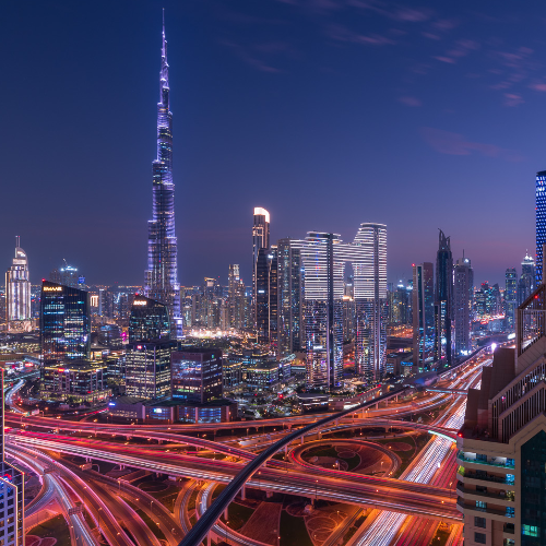 Award-winning photograph Blue Hour in Dubai by Vito L Tanzi, 2026 MUSE Photography Awards Gold Winner