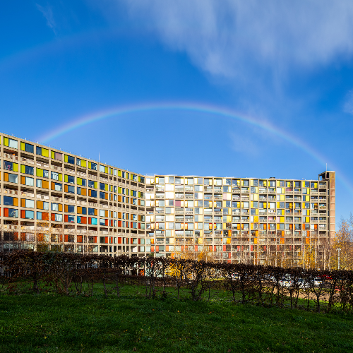 Award-winning photograph Solidified Rainbow: Park Hill’s Brutalist Revitalization by SHIH HUNG YANG, 2026 MUSE Photography Awards Silver Winner